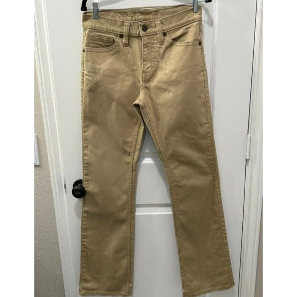 Cody James 30x36 Mens Jeans Khaki Tan Straight Leg Western Stretch Denim